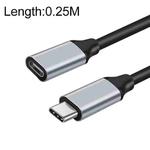 25cm 10Gbps USB-C / Type-C Male to Female Charging Data Transmission Extension Cable