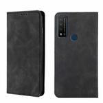 For TCL 20 R 5G/Bremen/20AX 5G Skin Feel Magnetic Horizontal Flip Leather Phone Case(Black)