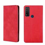 For TCL 20 R 5G/Bremen/20AX 5G Skin Feel Magnetic Horizontal Flip Leather Phone Case(Red)