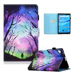 For Lenovo Tab M10 3rd Gen Colored Drawing Stitching Smart Leather Tablet Case(Starry Deer)