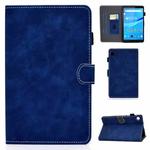 For Lenovo Tab M10 3rd Gen Stitching Cowhide Texture Smart Leather Tablet Case(Blue)
