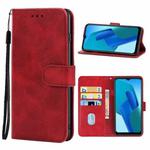 For OPPO A16K Leather Phone Case(Red)