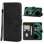 For OPPO Realme 8 5G Leather Phone Case(Black)