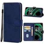 For OPPO Realme 8 5G Leather Phone Case(Blue)