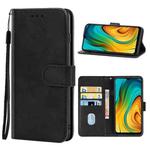 For OPPO Realme C3i Leather Phone Case(Black)