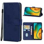 For OPPO Realme C3i Leather Phone Case(Blue)