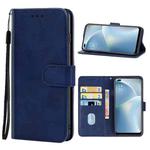 For OPPO Reno4 Lite Leather Phone Case(Blue)