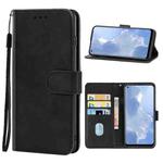 For OPPO Reno4 SE Leather Phone Case(Black)