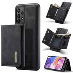 For Samsung Galaxy A23 5G DG.MING M1 Series 3-Fold Multi Card Wallet Phone Case(Black)