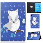 For Lenovo Tab M10 3rd Gen Colored Drawing Smart Leather Tablet Case(Arctic Fox)