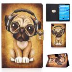 For Lenovo Tab M10 3rd Gen Colored Drawing Smart Leather Tablet Case(Shar Pei)