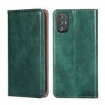 For Motorola Moto G Power 2022 Gloss Oil Solid Color Magnetic Leather Phone Case(Green)