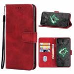 For Xiaomi Black Shark 3 Pro Leather Phone Case(Red)