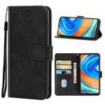 For Xiaomi Redmi Note 9 Pro Max Leather Phone Case(Black)