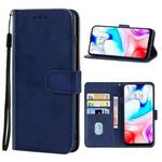 For Xiaomi Redmi 8 Leather Phone Case(Blue)