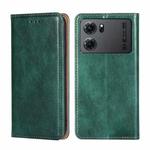 For OPPO K10 5G Gloss Oil Solid Color Magnetic Leather Phone Case(Green)