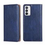 For OPPO Realme GT Master / Q3 Pro Carnival Gloss Oil Solid Color Magnetic Leather Phone Case(Blue)