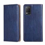For OPPO Realme V13 5G Gloss Oil Solid Color Magnetic Leather Phone Case(Blue)