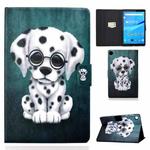 For Lenovo Tab M10 3rd Gen Colored Drawing Smart Leather Tablet Case(Dalmatians)