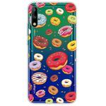 For Huawei Enjoy 10 Lucency Painted TPU Protective Case(Doughnut)