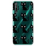For Huawei Enjoy 10s Lucency Painted TPU Protective Case(Cats)