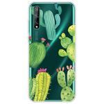 For Huawei Enjoy 10s Lucency Painted TPU Protective Case(Cactus)