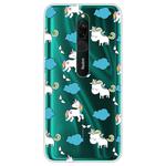 For Xiaomi Redmi 8 Lucency Painted TPU Protective Case(Clouds Horse)