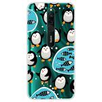 For Xiaomi Redmi 8 Lucency Painted TPU Protective Case(Penguins)