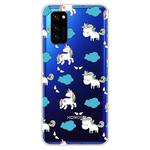 For Huawei Honor V30 Lucency Painted TPU Protective Case(Clouds Horse)