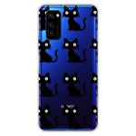 For Huawei Honor V30 Lucency Painted TPU Protective Case(Cats)