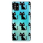 For Galaxy S20+ Lucency Painted TPU Protective Case(Cats)