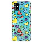 For Galaxy S20+ Lucency Painted TPU Protective Case(Love)