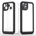 Bright Skin Feel PC + TPU Protective Phone Case For iPhone 13 mini(Black+Black)