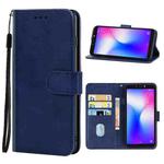 For TECNO Pop 2 Leather Phone Case(Blue)