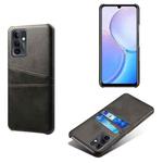 For Huawei Maimang 11 Dual Card Slots Calf Texture PC Leather Phone Case(Black)