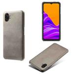 For Samsung Galaxy Xcover6 Pro Calf Texture PC + PU Phone Case(Grey)