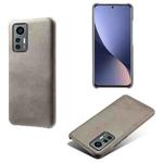 For Xiaomi 12 Lite Eurasian Calf Texture PC + PU Phone Case(Grey)