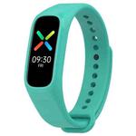 For OPPO Band Vitality Edition Waterproof Sweatproof Solid Color Watch Band(Light Green)