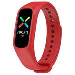 For OPPO Band Vitality Edition Waterproof Sweatproof Solid Color Watch Band(Red)