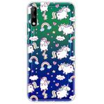 For Huawei Enjoy 10 Lucency Painted TPU Protective Case(Bobby Horse)