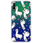 For Huawei Enjoy 10 Lucency Painted TPU Protective Case(Alpaca)