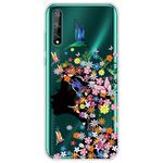 For Huawei Enjoy 10s Lucency Painted TPU Protective Case(Flower Girl)