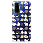 For Huawei Honor V30 Lucency Painted TPU Protective Case(Cats)