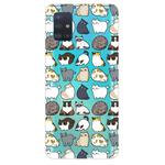 For Galaxy A51 Lucency Painted TPU Protective Case(Cats)