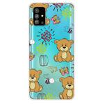 For Galaxy S20 Lucency Painted TPU Protective Case(Brown Bear)