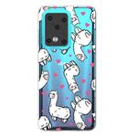 For Galaxy S20 Ultra Lucency Painted TPU Protective Case(Alpaca)