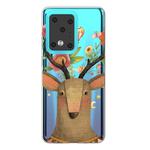 For Galaxy S20 Ultra Lucency Painted TPU Protective Case(Deer)