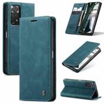 For Xiaomi Redmi Note 11 4G/Note 11S Global CaseMe 013 Multifunctional Horizontal Flip Leather Phone Case(Blue)
