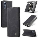 For Xiaomi 12/12X CaseMe 013 Multifunctional Horizontal Flip Leather Phone Case(Black)