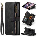 For Samsung Galaxy Z Fold3 5G CaseMe C30 Multifunctional Phone Leather Phone Case(Black)